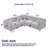 81.5-Inch Oversized Corner Sofa-185863531