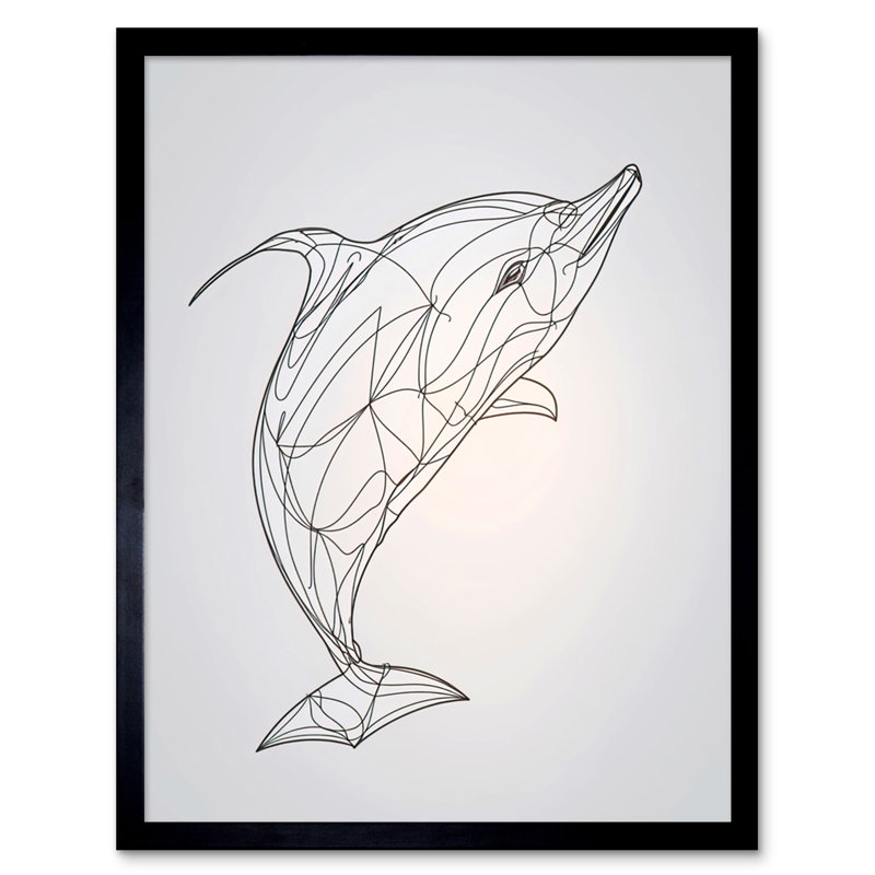 Dolphin - Single Picture Frame Print