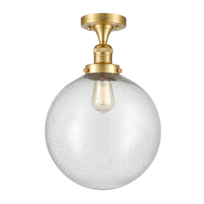 Plafonnier semi-encastré 1 lumière 12 po