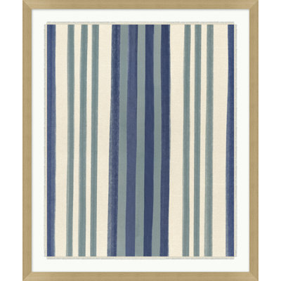 Striped Textile 4 Print by Nathan Turner