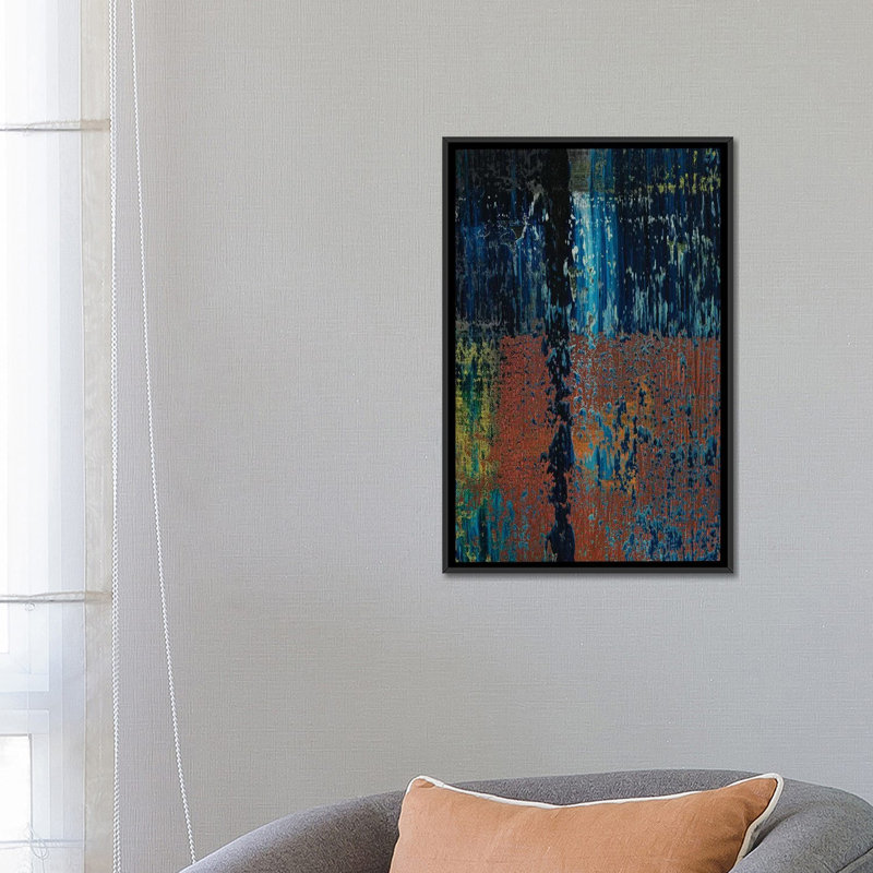 « lite brite », reproduction sur toile, H 26 po x l 18 po x P 1,5 po, Toile avec cadre noir