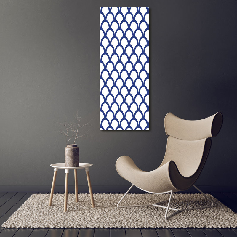Marinistic Background - Wrapped Canvas Print