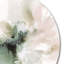 «Green and Cream Essence Of Modernity I», art mural rond en marbre abstrait-88628674
