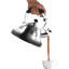 Bouilloire sifflet en acier inoxydable de 2,7 pintes ORIXFORCE
