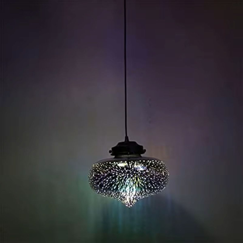 Lustre moderne en verre Tropical Fireworks