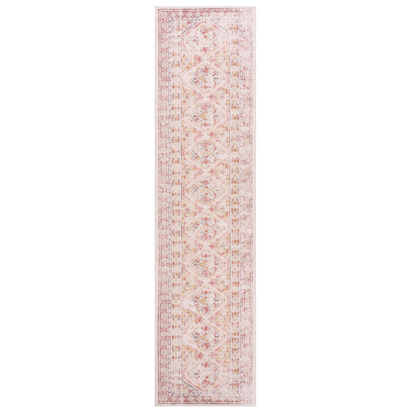 Tapis de couloir pliable beige, 2 pi 6 po x 10 pi, à poils courts, antidérapant et antidérapant pour le salon, la chambre à coucher, la cuisine, la salle à manger et la salle à manger 2 pi 6 po x 10 pi