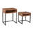 Altheimer Solid Wood Top Nesting Tables