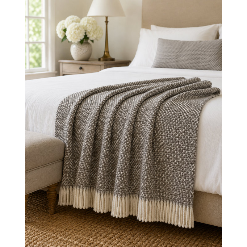 Grain of Rice Throw, Taupe