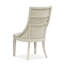 Chaise d'appoint rembourrée en albâtre Jillaine