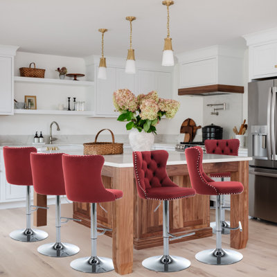360°Swivel Adjustable Counter Height Bar Stools
