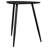 Matviey Triangular Solid Wood End Table Black