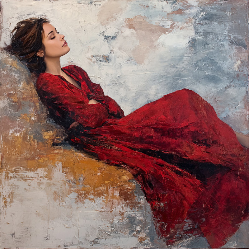 Art mural sur toile tendue Peaceful Elegance