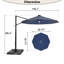 Parasol en porte-à-faux avec base 116,1 "X 116,1"-561360265