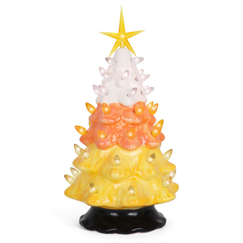 Arbre de Noël d'Halloween en céramique, Bonbon maïs