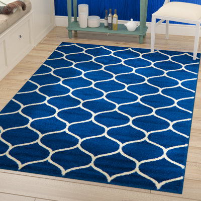 Tapis bleu Lllan