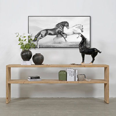 Waterfall Solid Wood Console Table by Lily