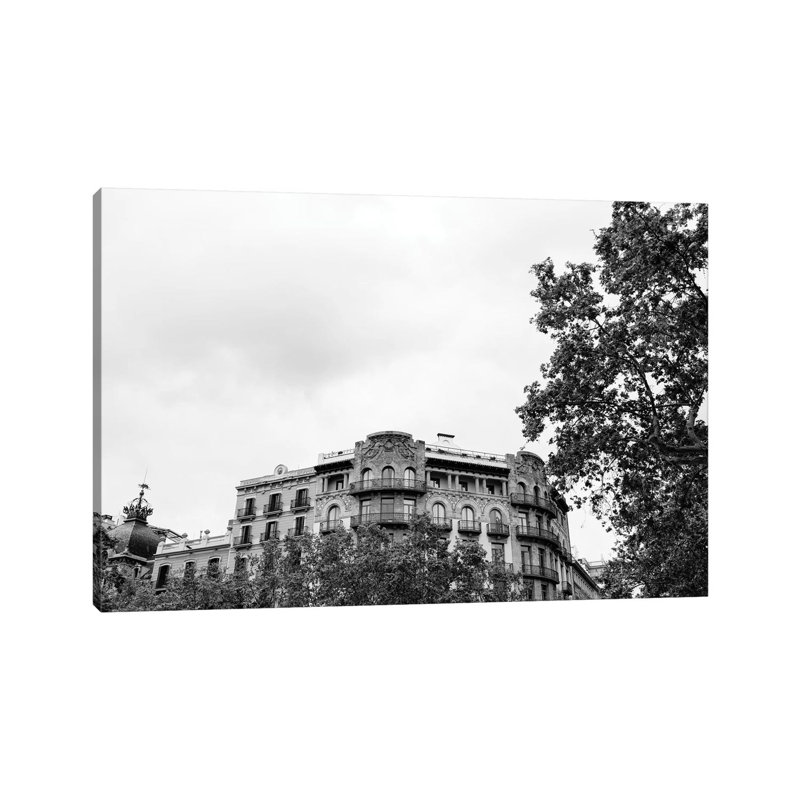 Barcelona Architecture V by Bethany Young - Print on Canvas, Wrapped Canvas, 66.04cm H x 101.6cm W x 3.81cm D