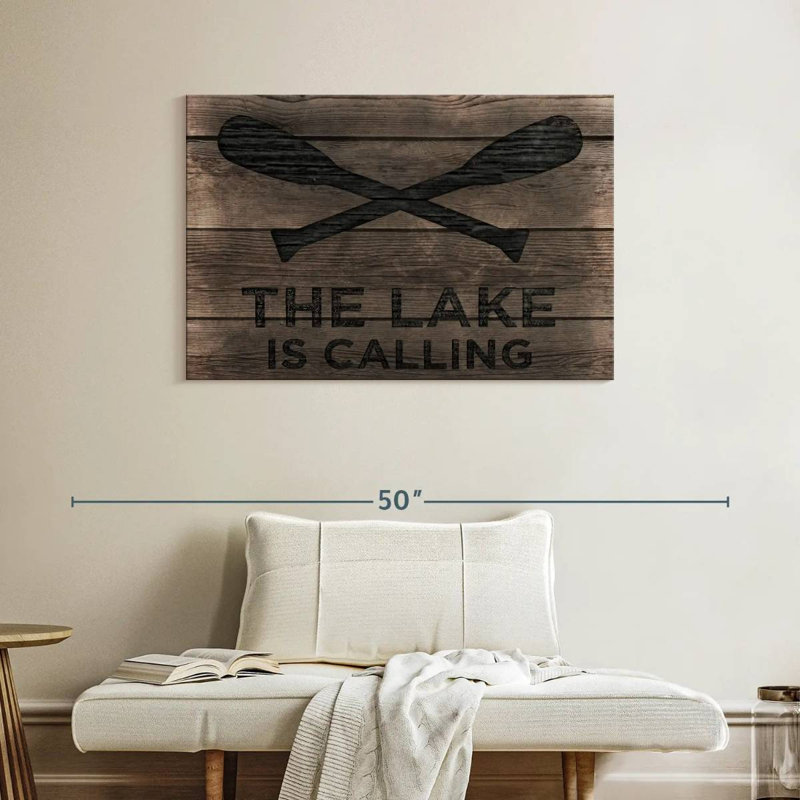 Senne Lake Is Calling, 26" H x 39" W