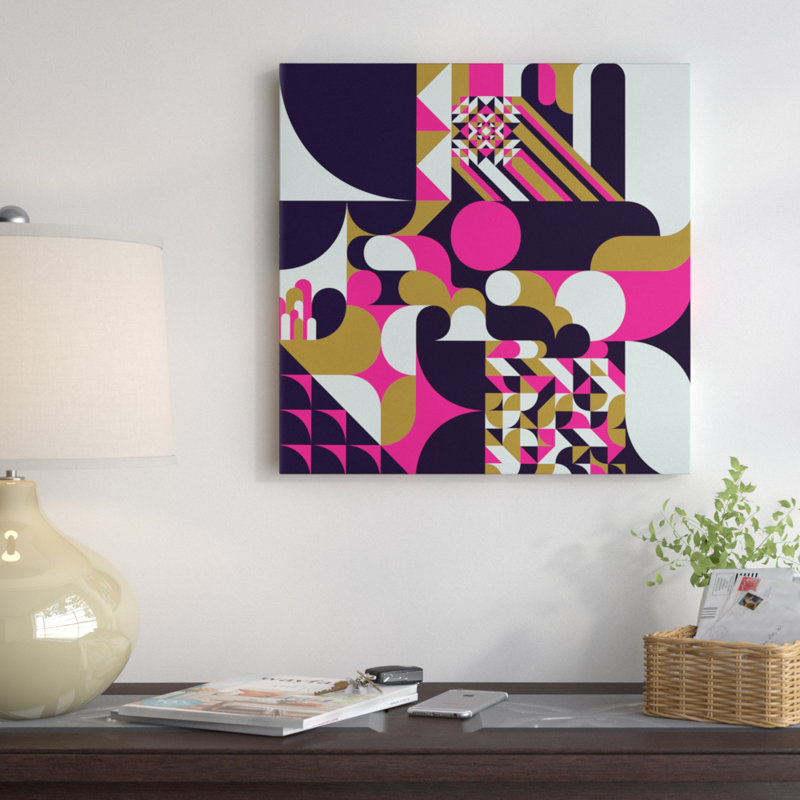 « baroque i », impression sur toile, H 12 po x l 12 po x P 1,5 po, Toile tendue, Pas de tapis