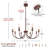 Krustina 8 - Light Dimmable Chandelier-321504206