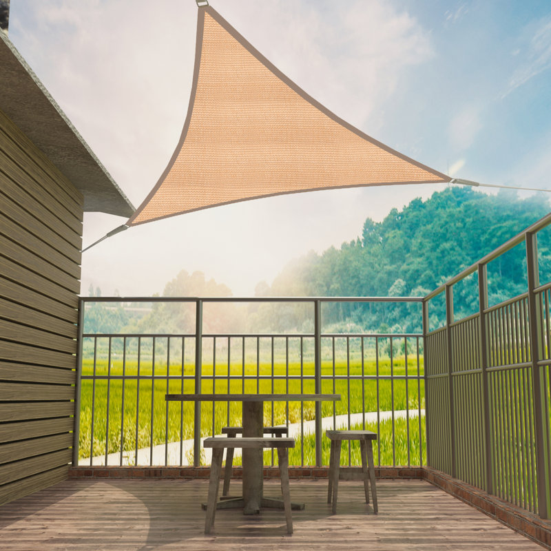 Dupuyer Triangular Shade Sail, Sand, 300cm W x 300cm D