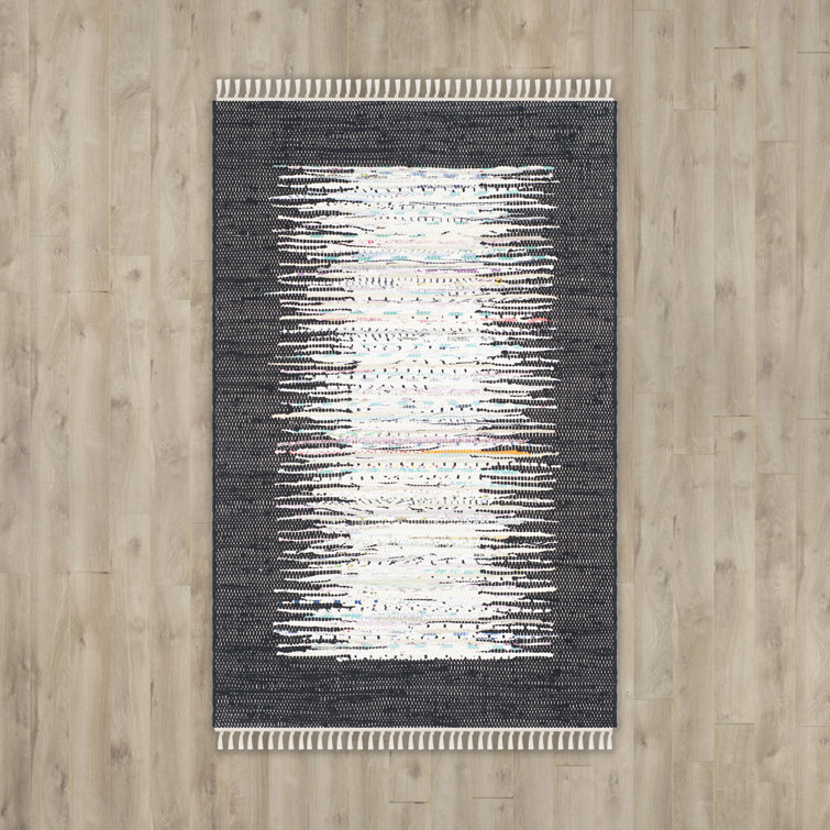 Ceniceros Abstract Cotton Hand Woven Area Rug