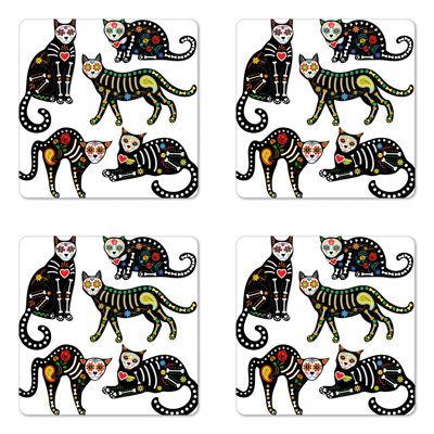 Square 4 Piece Coaster Set