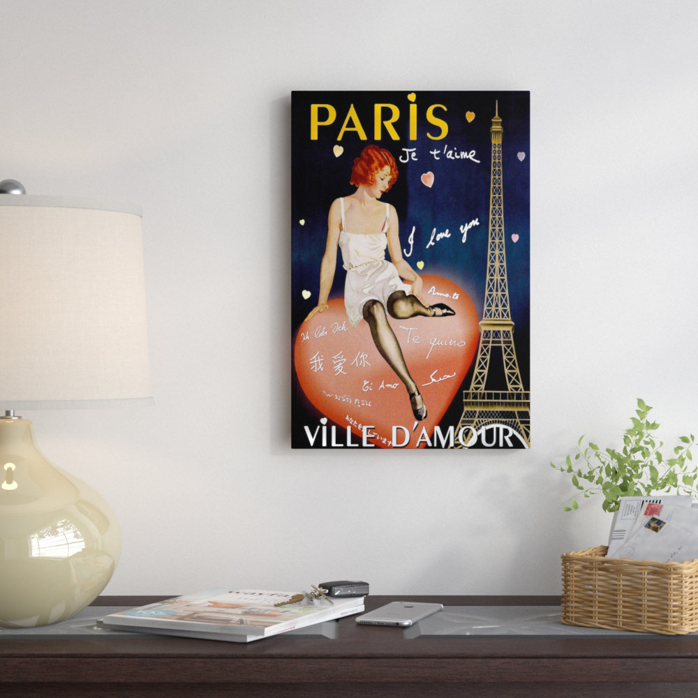 " Paris I Love You " East Urban Home 