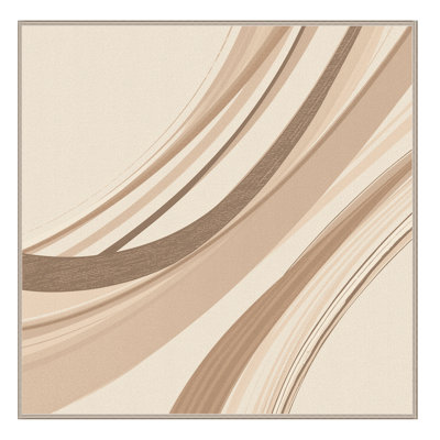 Tapis beige lavable à la machine minimaliste Wynsum