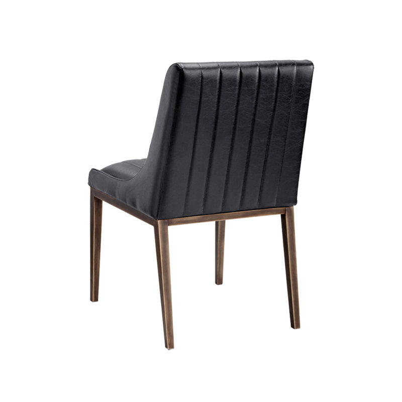 Spiva Upholstered Dining Chair, Vintage Black