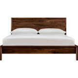 Rustic Walnut Bed