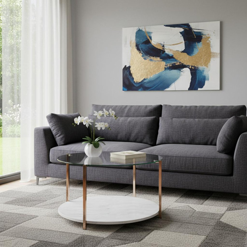 Table basse avec rangement Hartranft