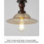 Luminaire suspendu en verre massif Mid-Century en verre texturé rétro-968549481-968549483