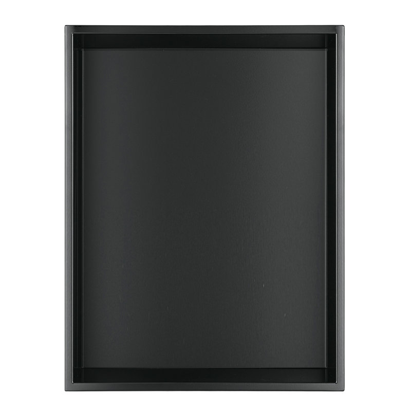 Shower Niche 17"H x 13"W x 4"D, Matte Black