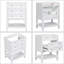 Meuble-lavabo 24 po sans lavabo, base de meuble-lavabo blanc seulement, armoire avec tiroir et tablette ouverte