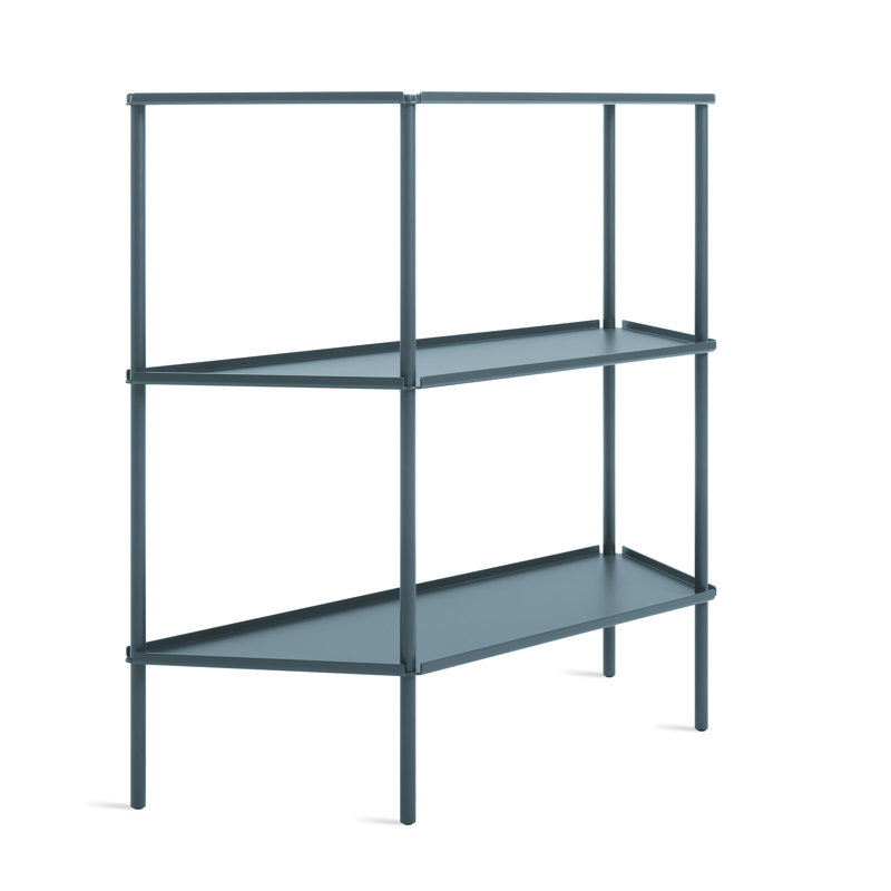 Not for Nothing 34" H x 38" W x 13 D" Shelving Unit, Marine Blue