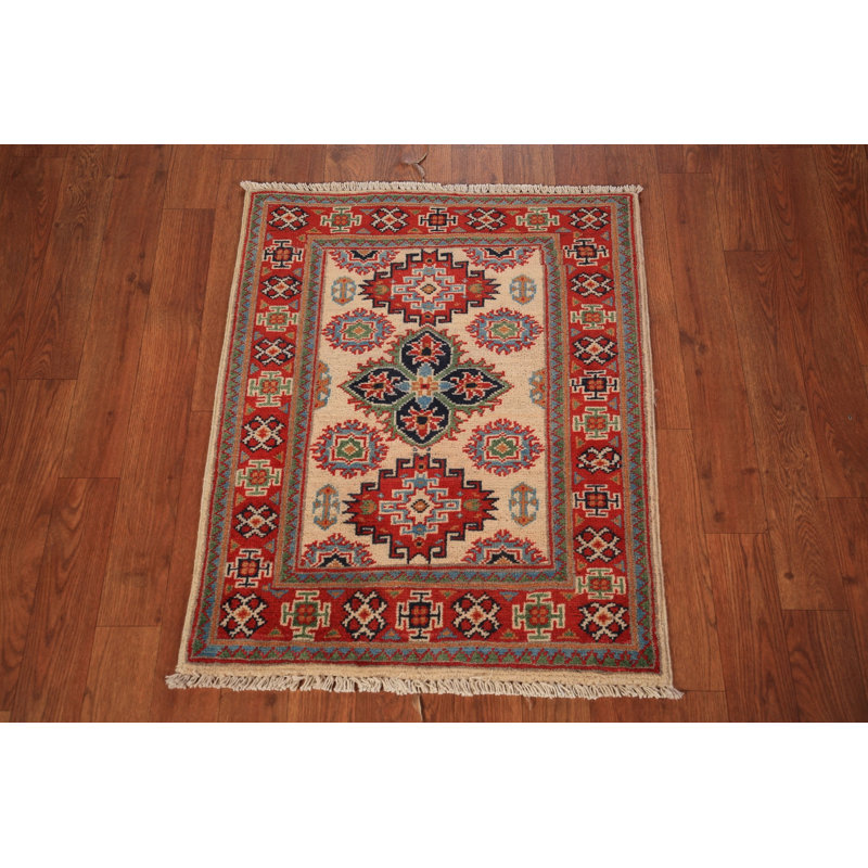 Tapis décoratif géométrique Kazak