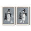«Snowman Galvanized I», ensemble de 2 reproductions-10970687-10970670-10970657