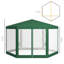 Tente de réception d'extérieur 13 pi x 11 pi Outsunny-128861591-128861593