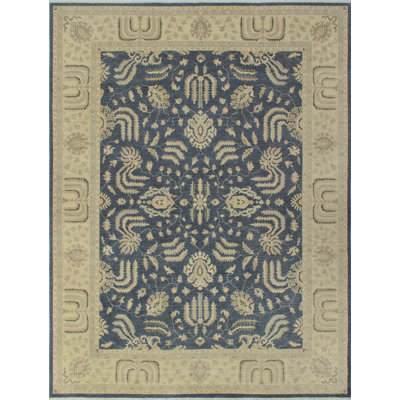 Suzann One-of-a-Kind 9' X 12'1" Wool Area Rug in Gray