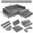 Modular Kids Couch 13PCS Nugget Couch-698972245