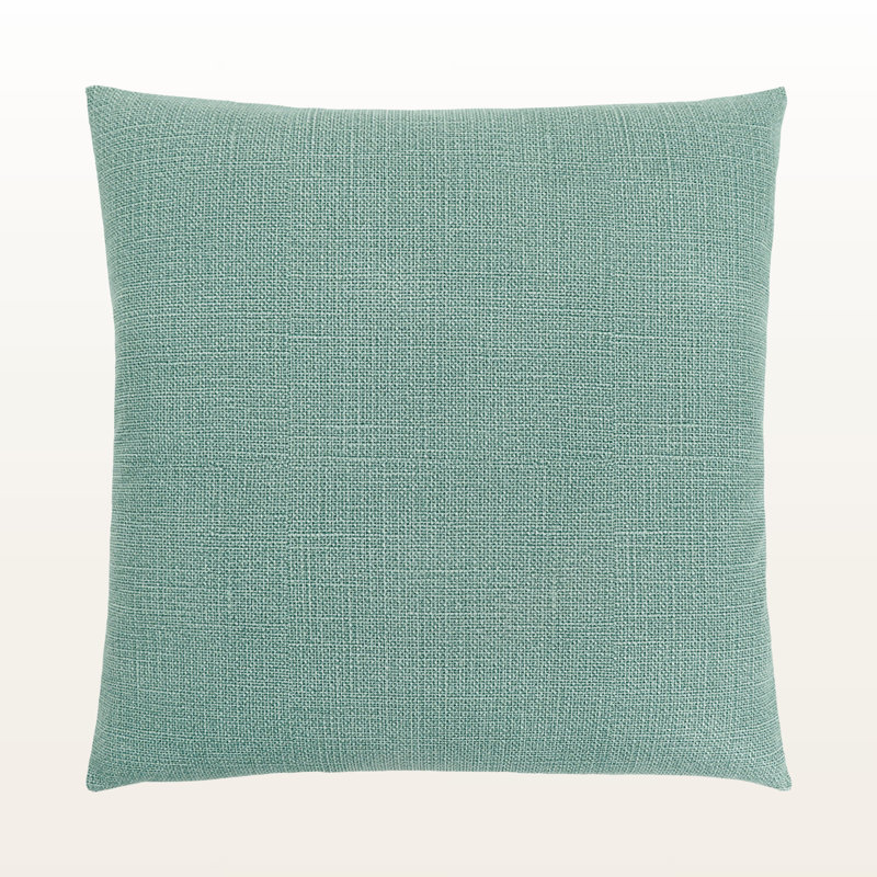 Riva Green Patterned Polyester Couch Throw Pillow, 17.75" H X 17.75" W X 5.89" D