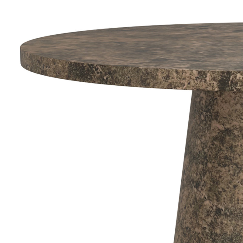 Ensemble de salle à manger 5 pièces Gessner - Table grise avec chaise, Noir