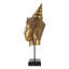 Tête de statue de Bouddha sur pied