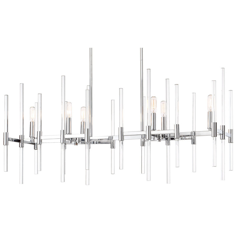 Mercer41 Concepcion Transitional Chrome Finish Island Light