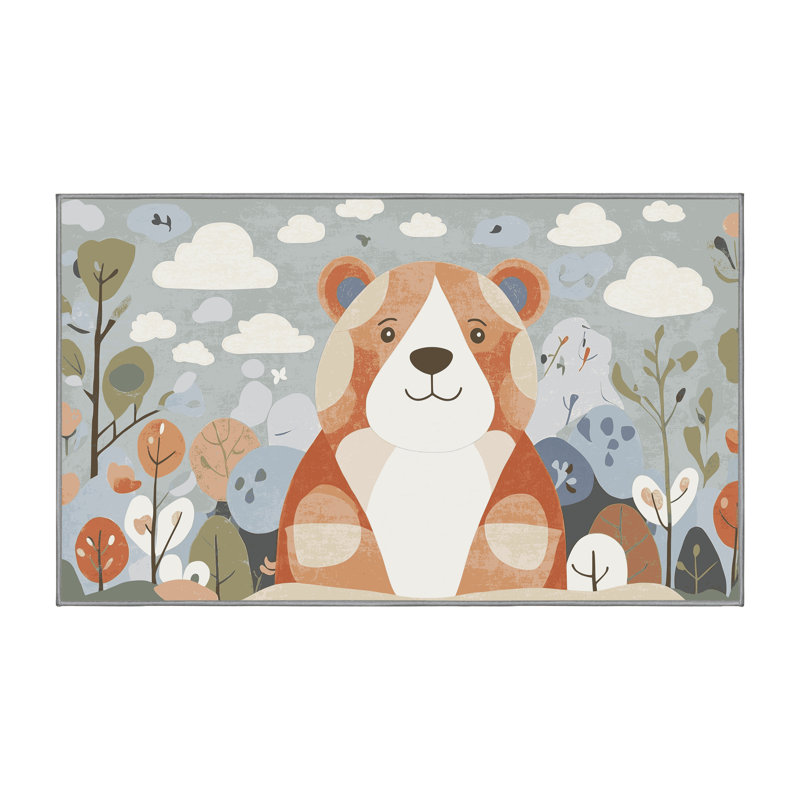 Tapis pour enfants East Urban Home, Rectangle 4pi x 6 pi