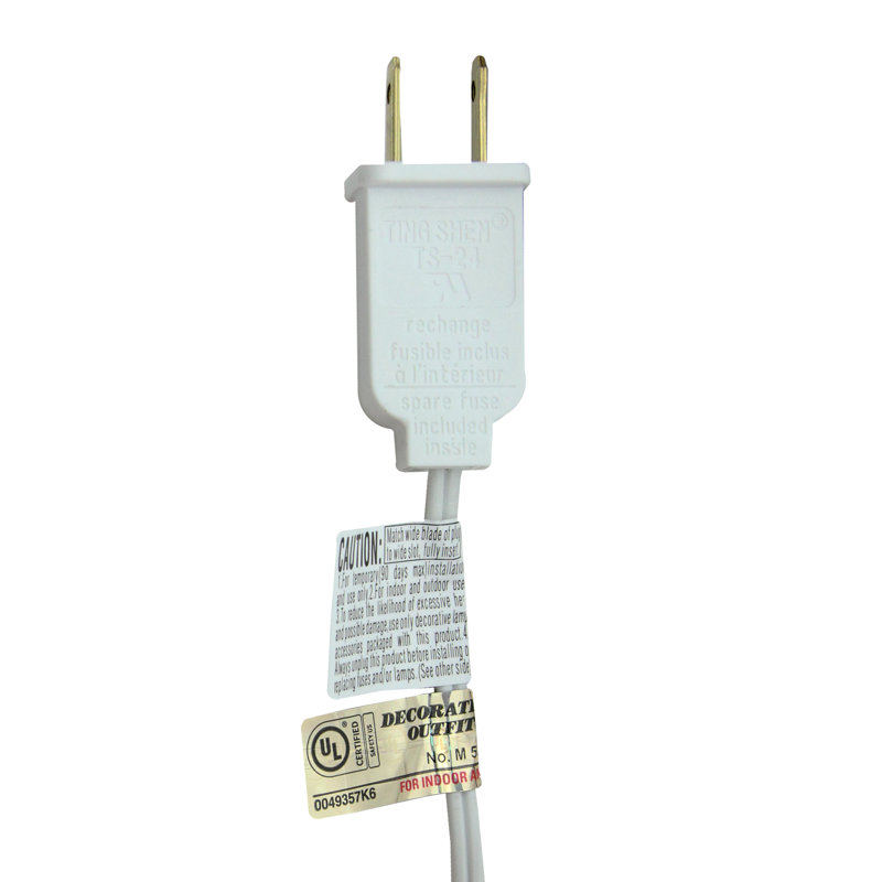5 - Bulb 11.25'' Plug-in Paper Lantern String Light
