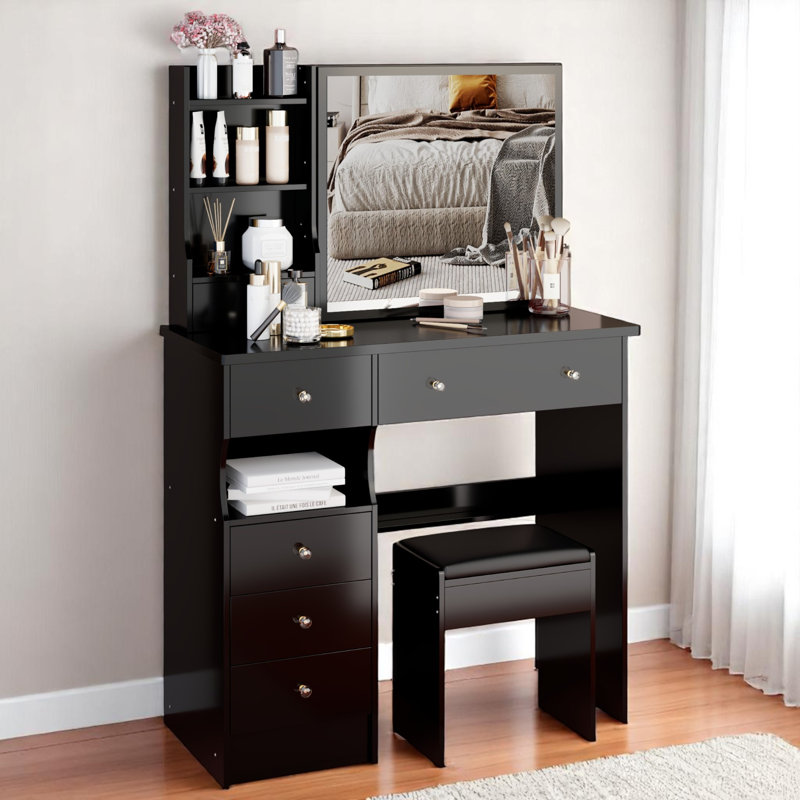 Makeup Vanity, Black