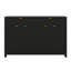 Buffet moderne à motif de vagues avec 2 tiroirs et 4 portes, 3 tablettes réglables-194871715