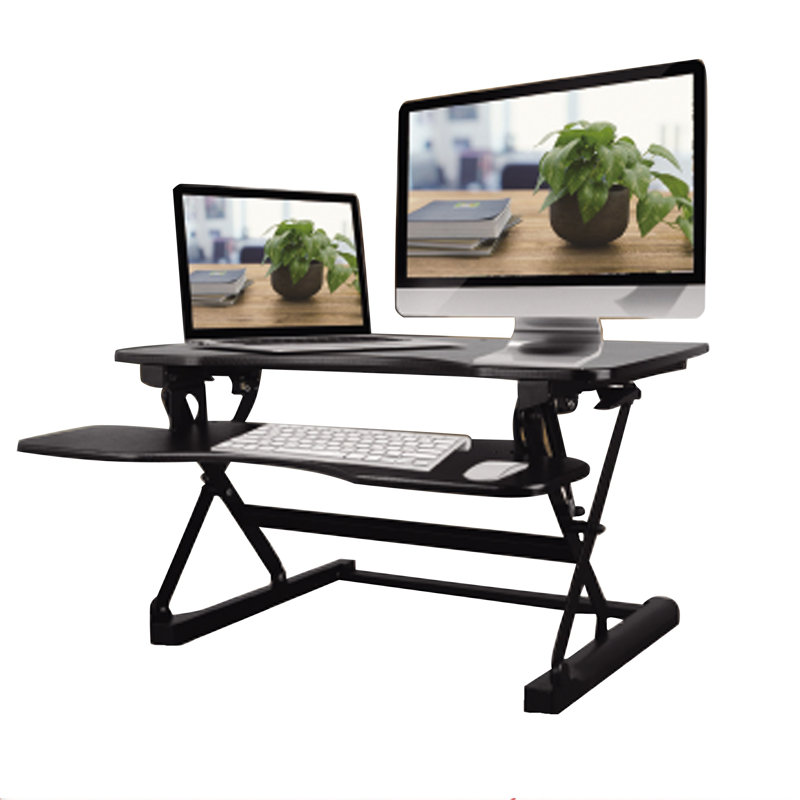 Winnetka Adjustable Metal Base Standing Desk Converter